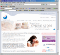 Sleepcurve - Example of website designed using CSS Template System