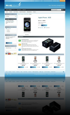 BlueLight - E-commerce Website Product View