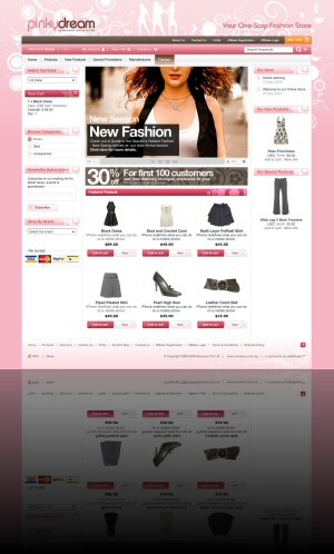 Pinky Dream E-commerce Template